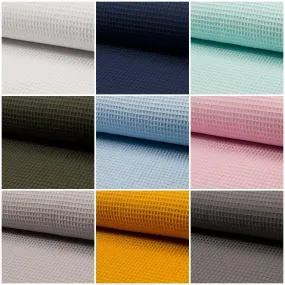 100% Cotton Waffle Fabric