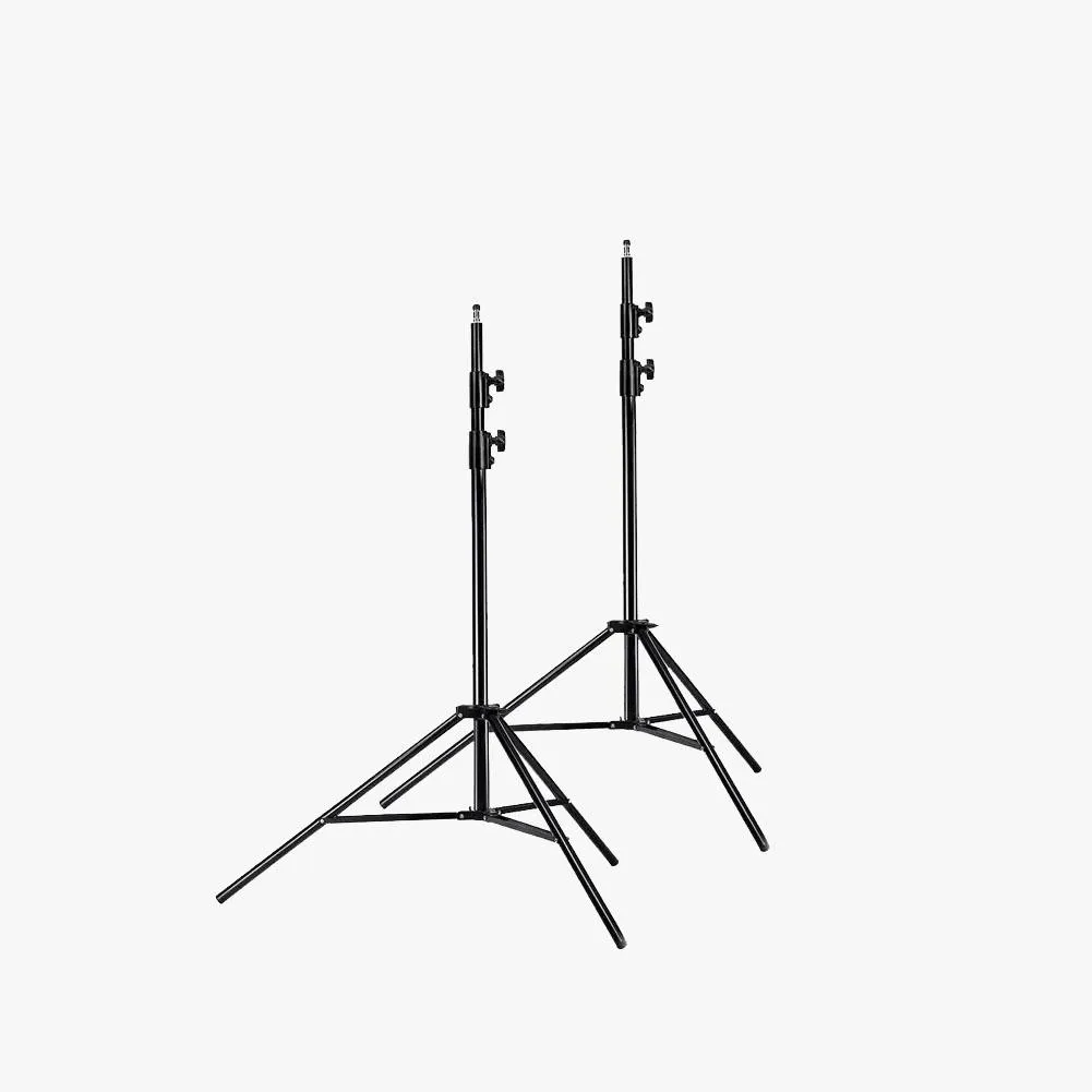 2 x 260cm Heavy Duty Light Stand Tripod