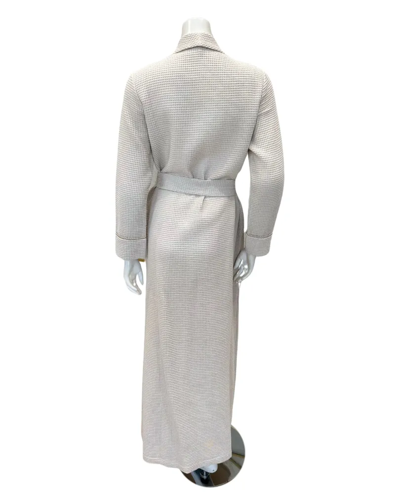 24310C Oatmeal 100% Cotton Waffle Wrap Robe