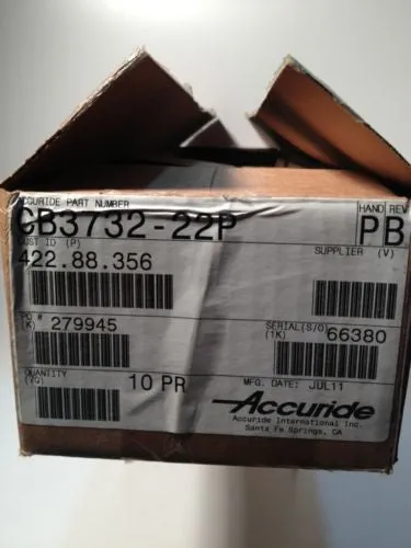 Accuride Drawer Sliders BOX OF 10 PAIRS - CB3732-22P