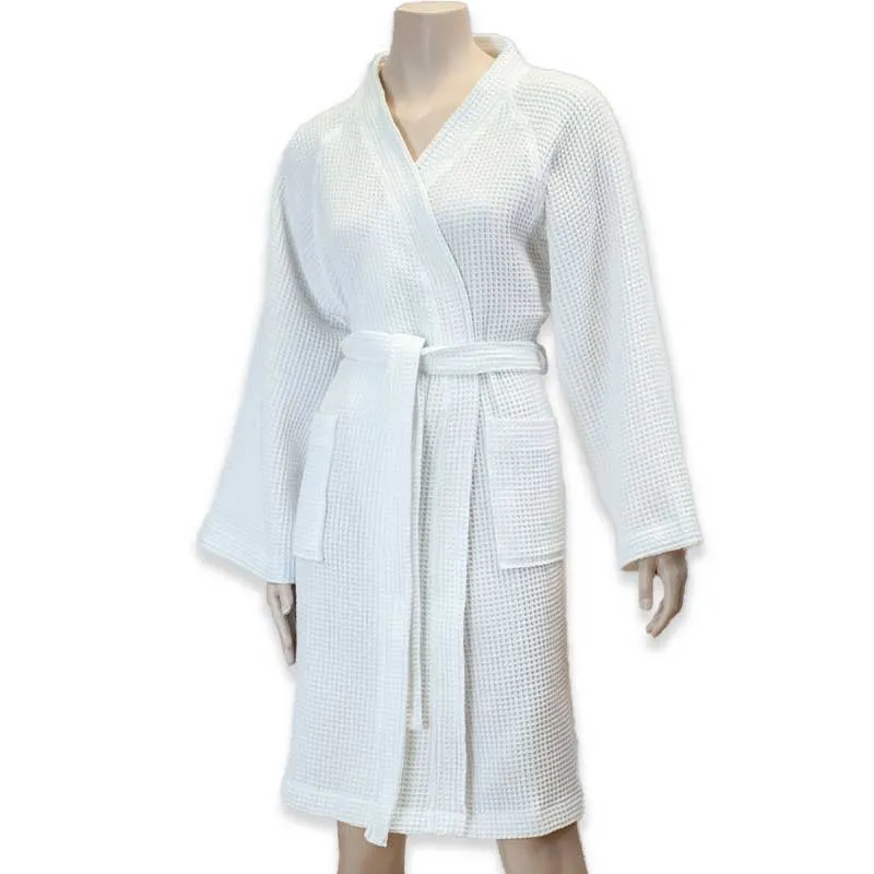 Adult Waffle Cotton Bath Robe