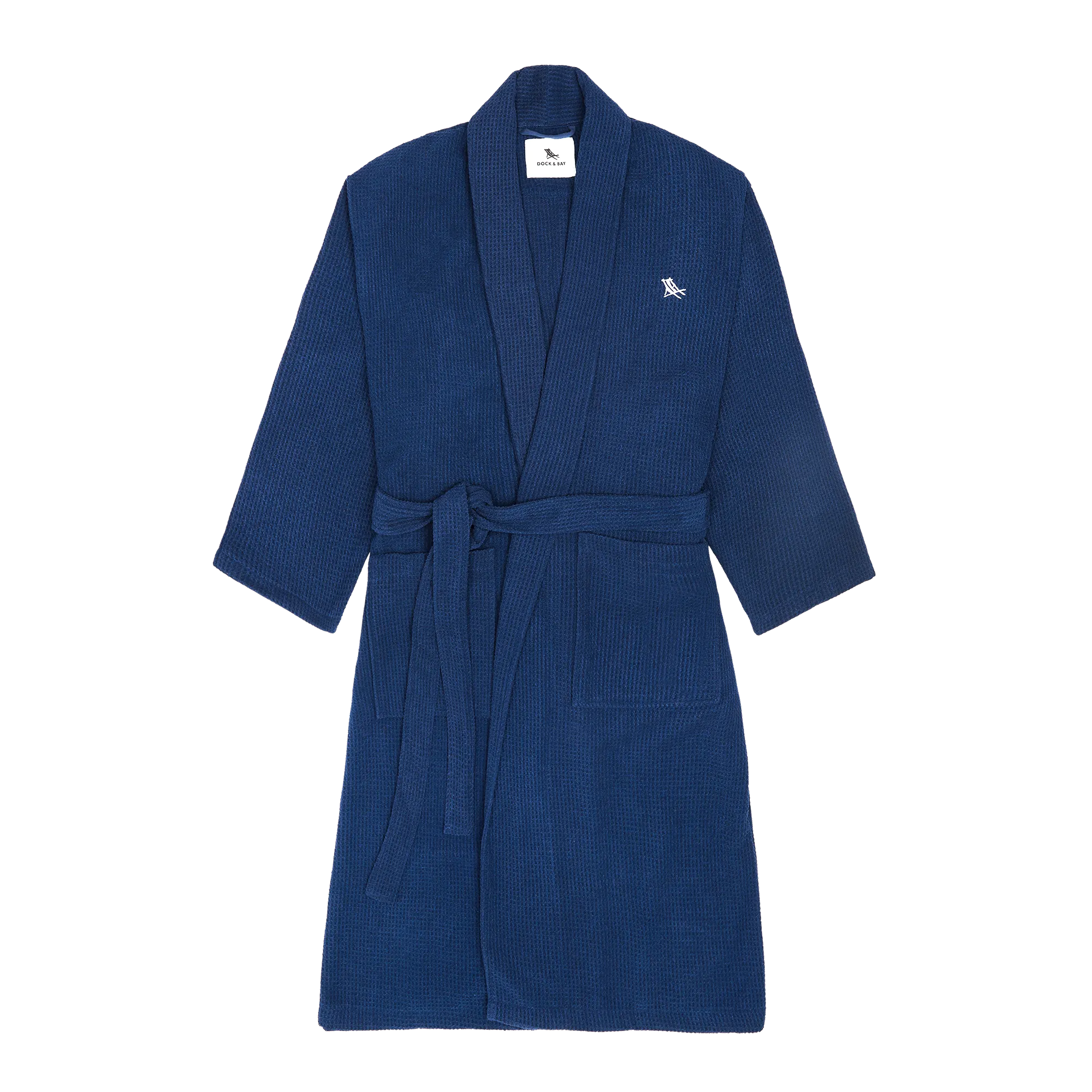 Bath Robe Set - Nautical Navy