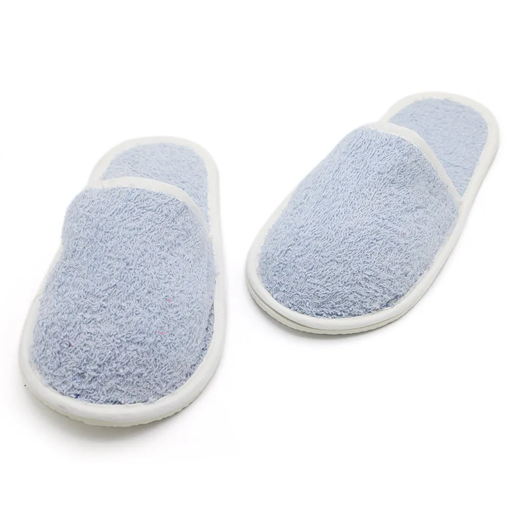 Bath Slippers - Light Blue