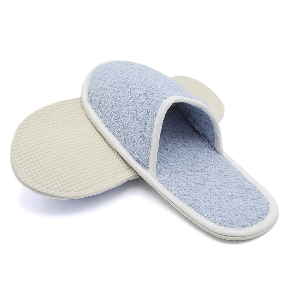 Bath Slippers - Light Blue