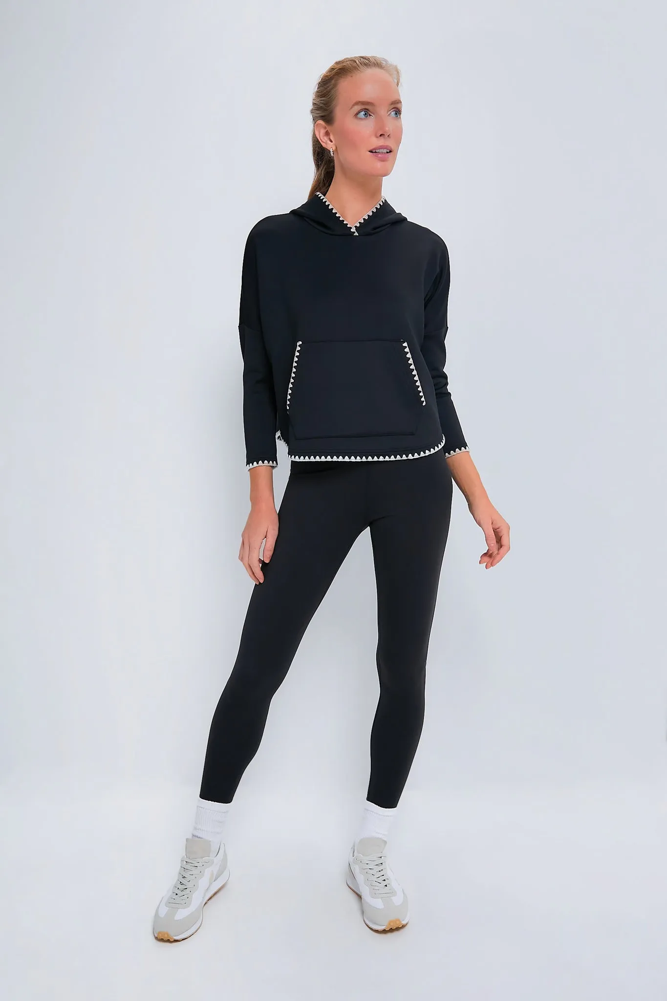 Black Cropped Eden Sweatshirt