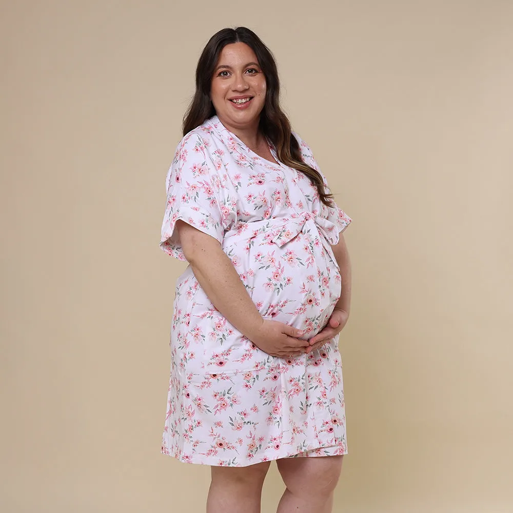 Camille Organic Maternity Robe