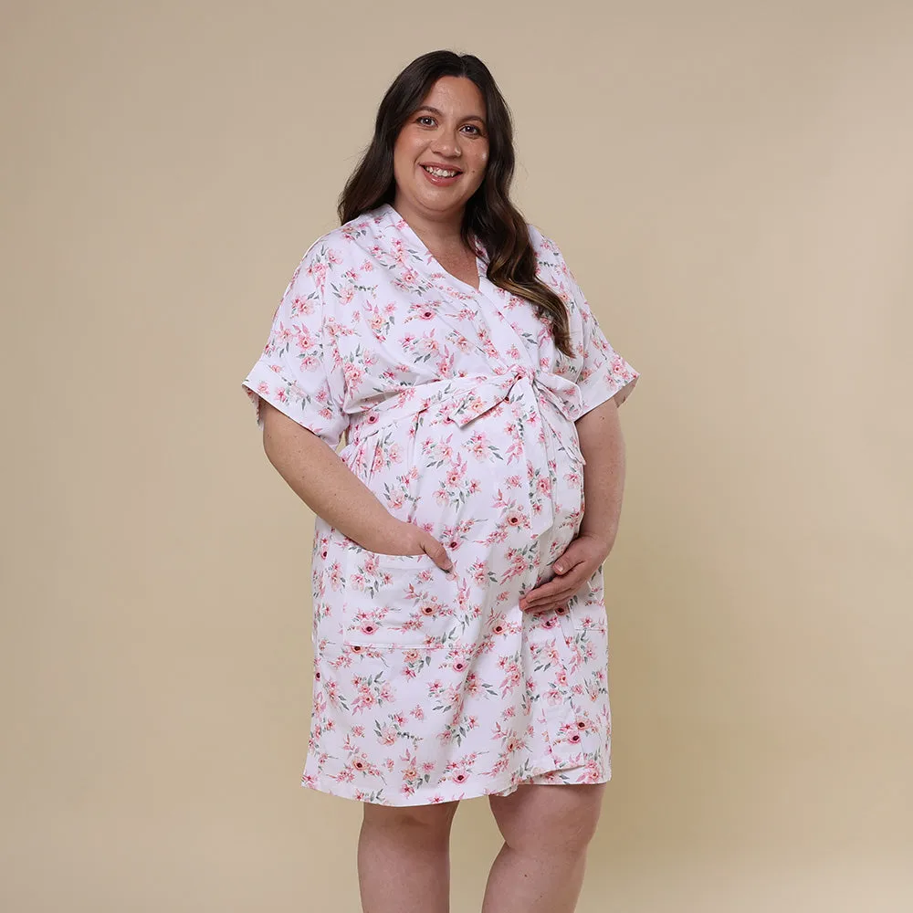 Camille Organic Maternity Robe