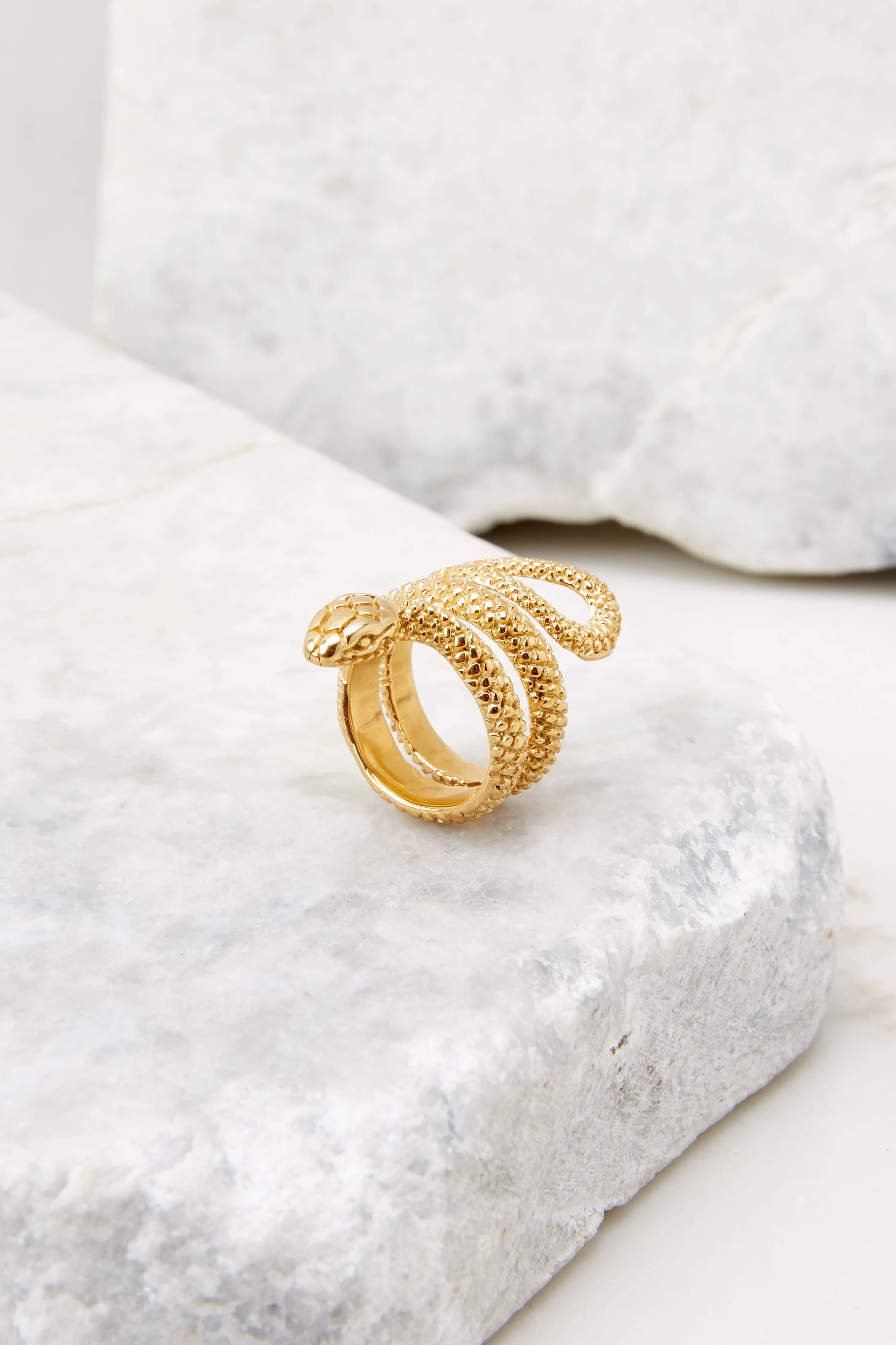 Cleo Gold Snake Ring