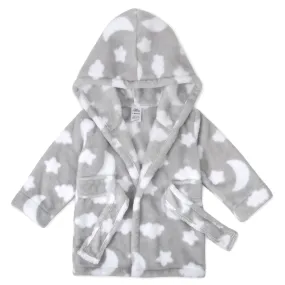 Cloudy Sky Toddler Robe - Grey