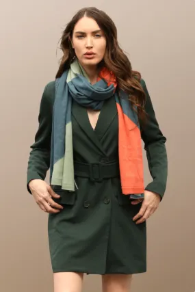 Cuneate Travel Wrap - Cozy Cotton Scarf for Flights | Meraki Unlimited