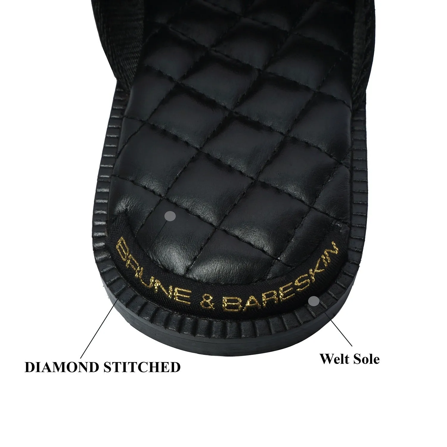 Extra Cushioned Diamond Stitched Summer Slippers