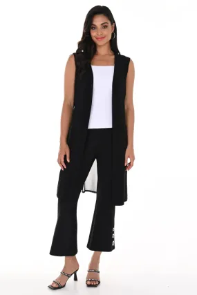 Frank Lyman #246004 Black knit vest