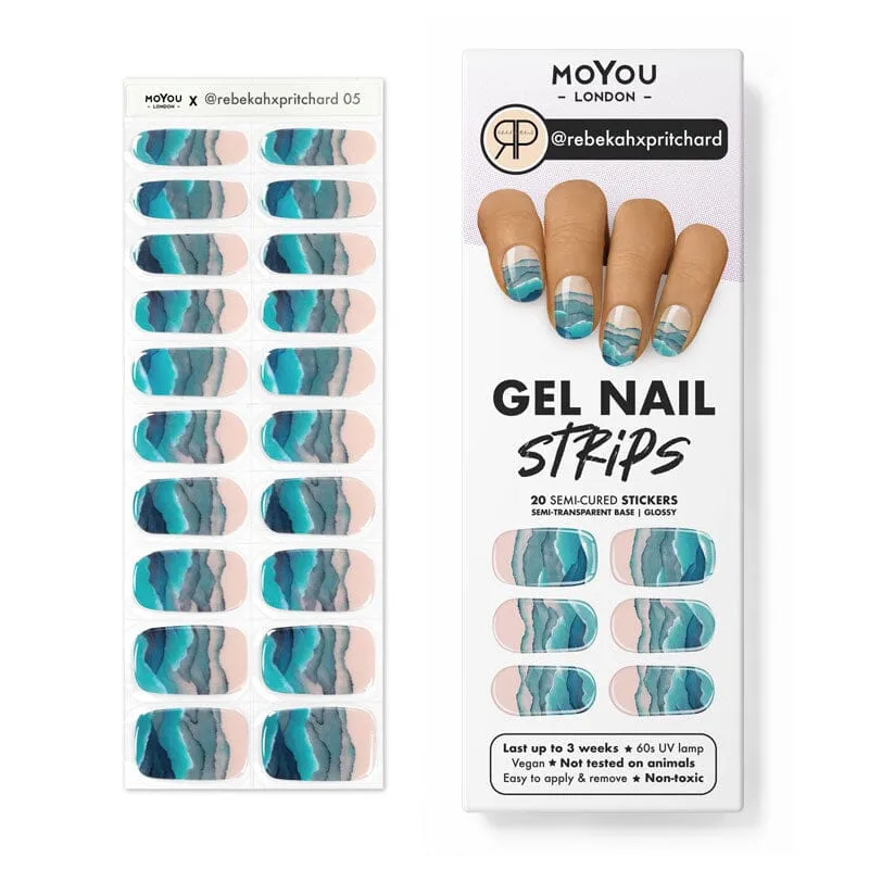 Gel Nail Strip ★ @rebekahxpritchard 05