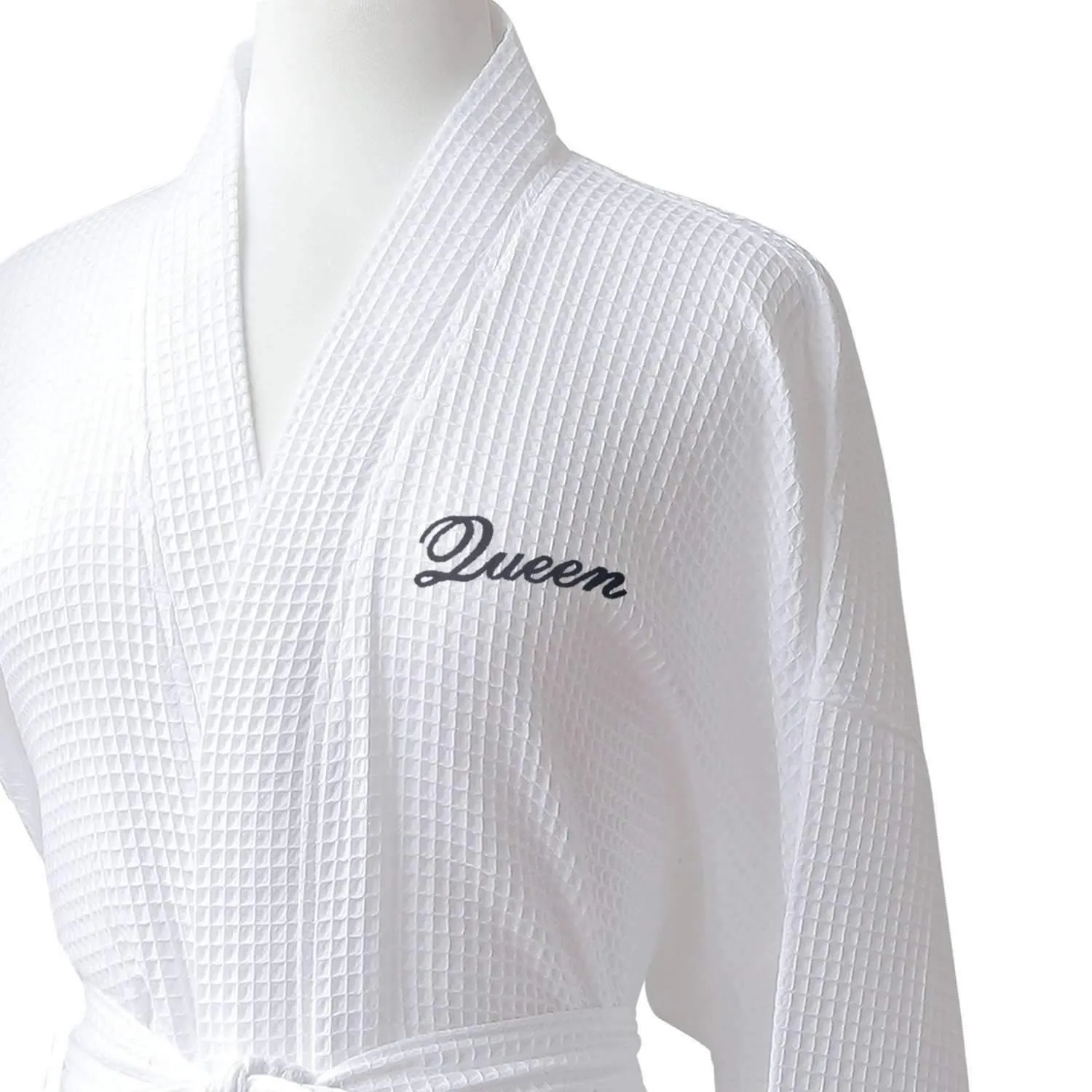 Lakeview Signature Egyptian Cotton Resort Waffle Spa Robe - Fun Gifts