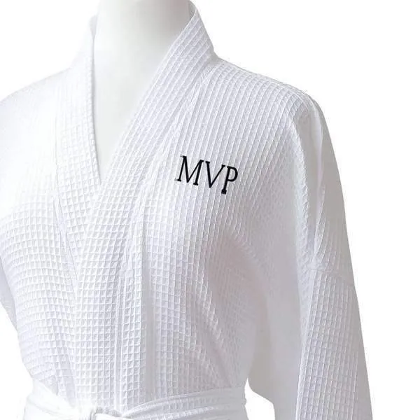 Lakeview Signature Egyptian Cotton Resort Waffle Spa Robe - Fun Gifts