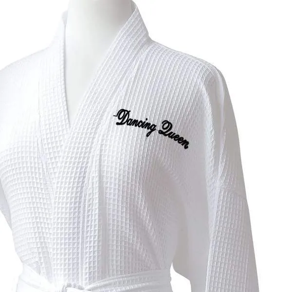 Lakeview Signature Egyptian Cotton Resort Waffle Spa Robe - Fun Gifts