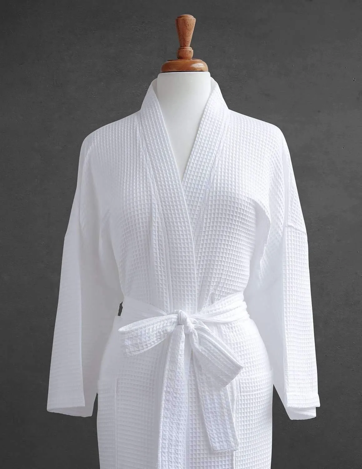 Lakeview Signature Egyptian Cotton Resort Waffle Spa Robe - Fun Gifts