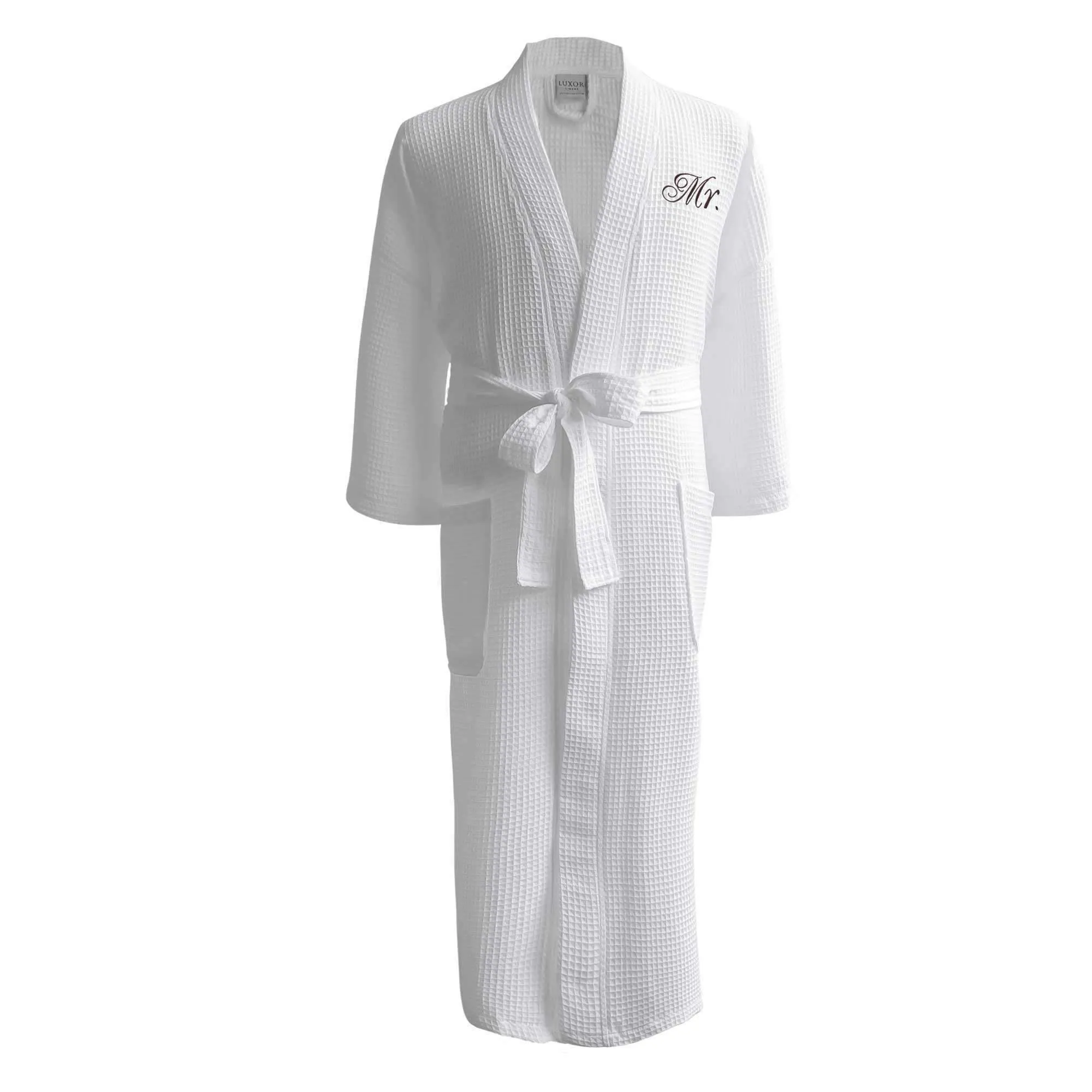 Lakeview Signature Egyptian Cotton Resort Waffle Spa Robe - Fun Gifts