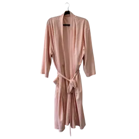 long peach waffle robe - XXL