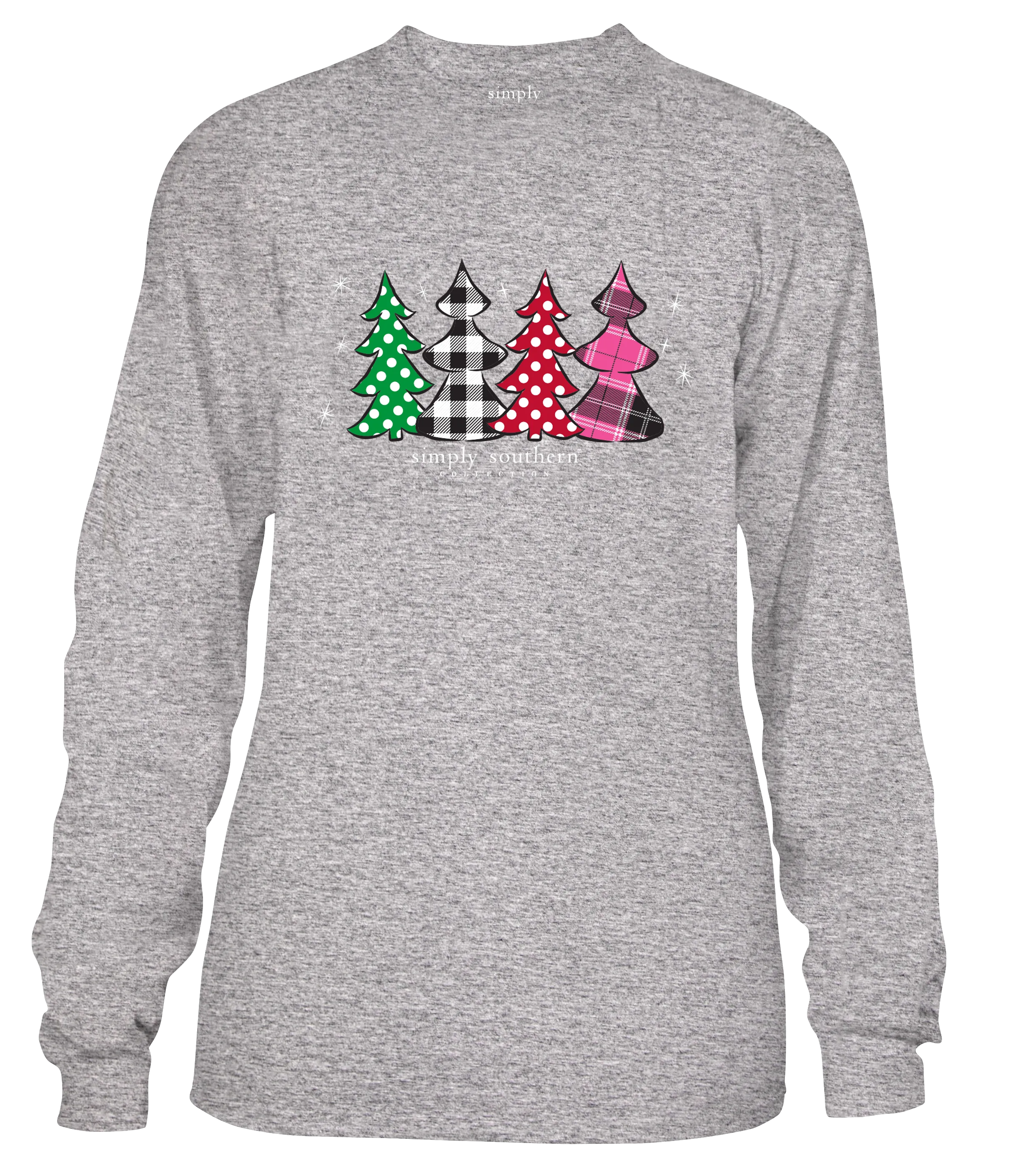 'Messy & Bright' Christmas Long Sleeve Tee by Simply Southern