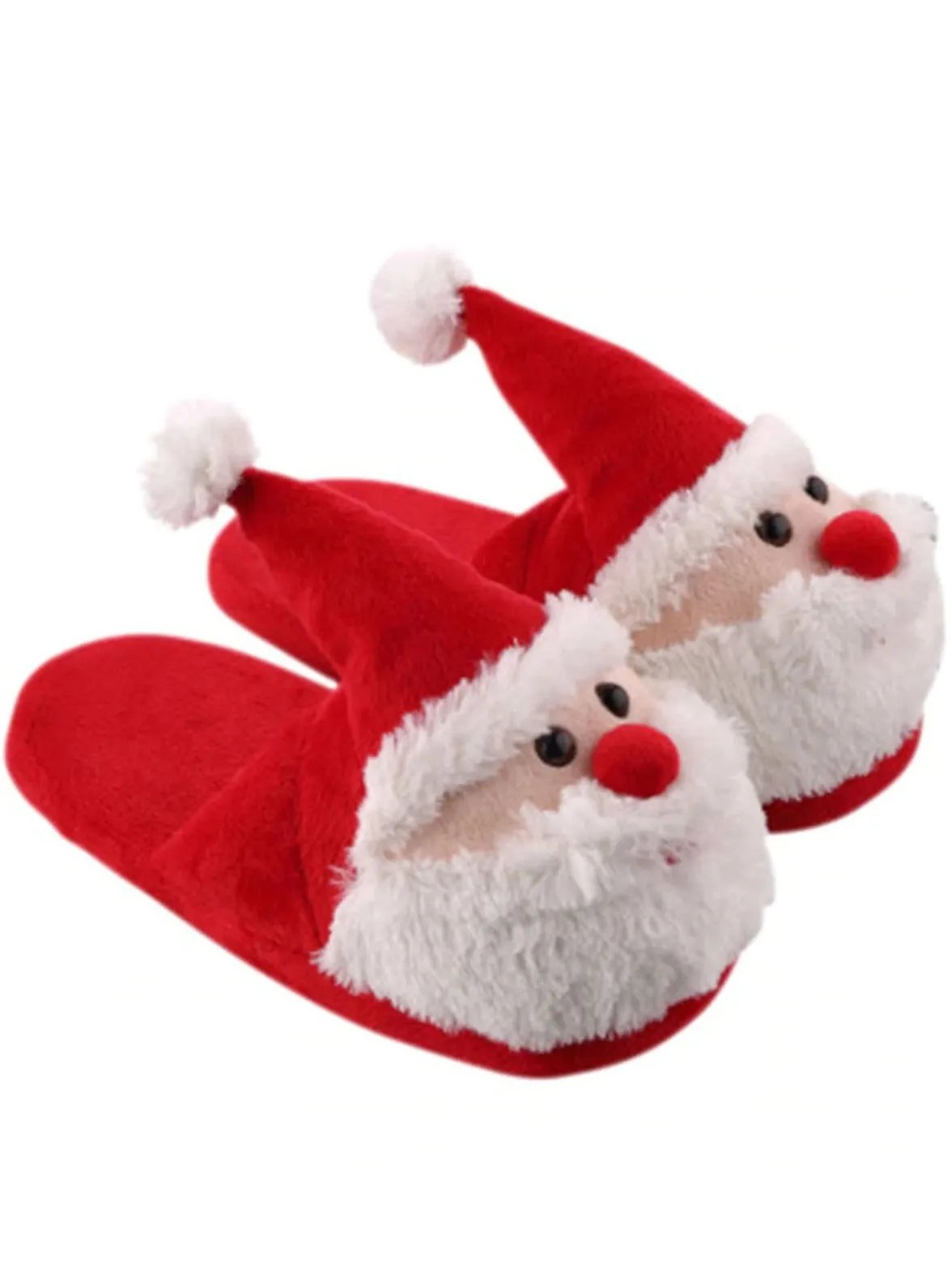 Plush Santa House Slippers by Liv and Mia