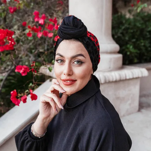 Red Sinaloan Snake Turban