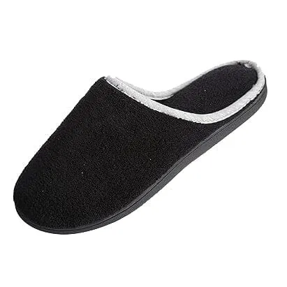 Roxoni Women's Clog Slippers Microterry Memory Foam Comfy Footbed