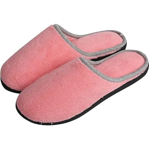 Roxoni Women's Clog Slippers Microterry Memory Foam Comfy Footbed