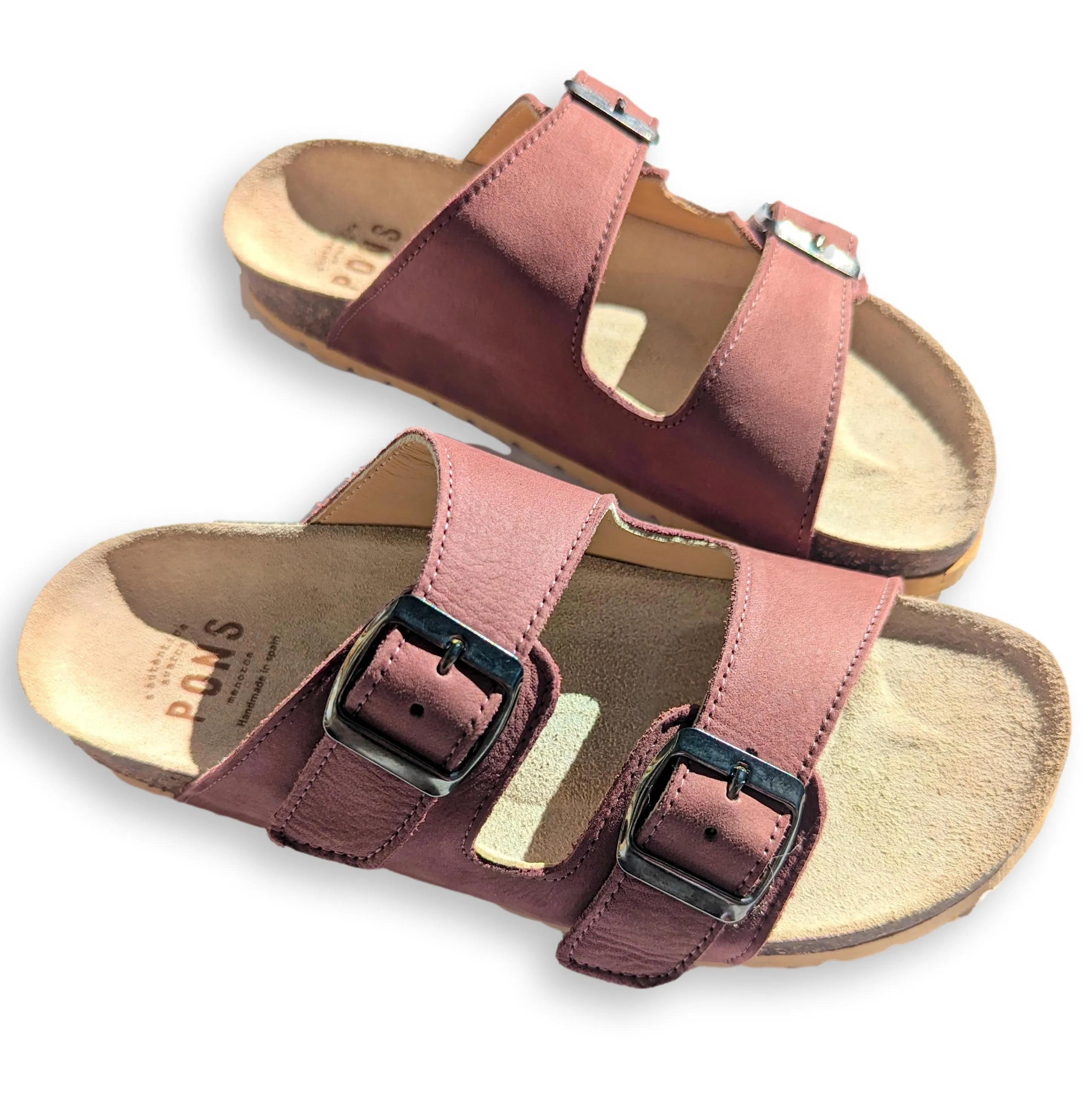 Slides - Leather BLUSH