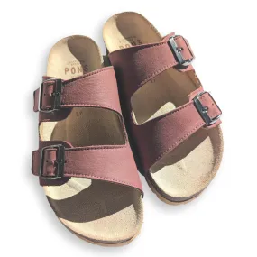 Slides - Leather BLUSH