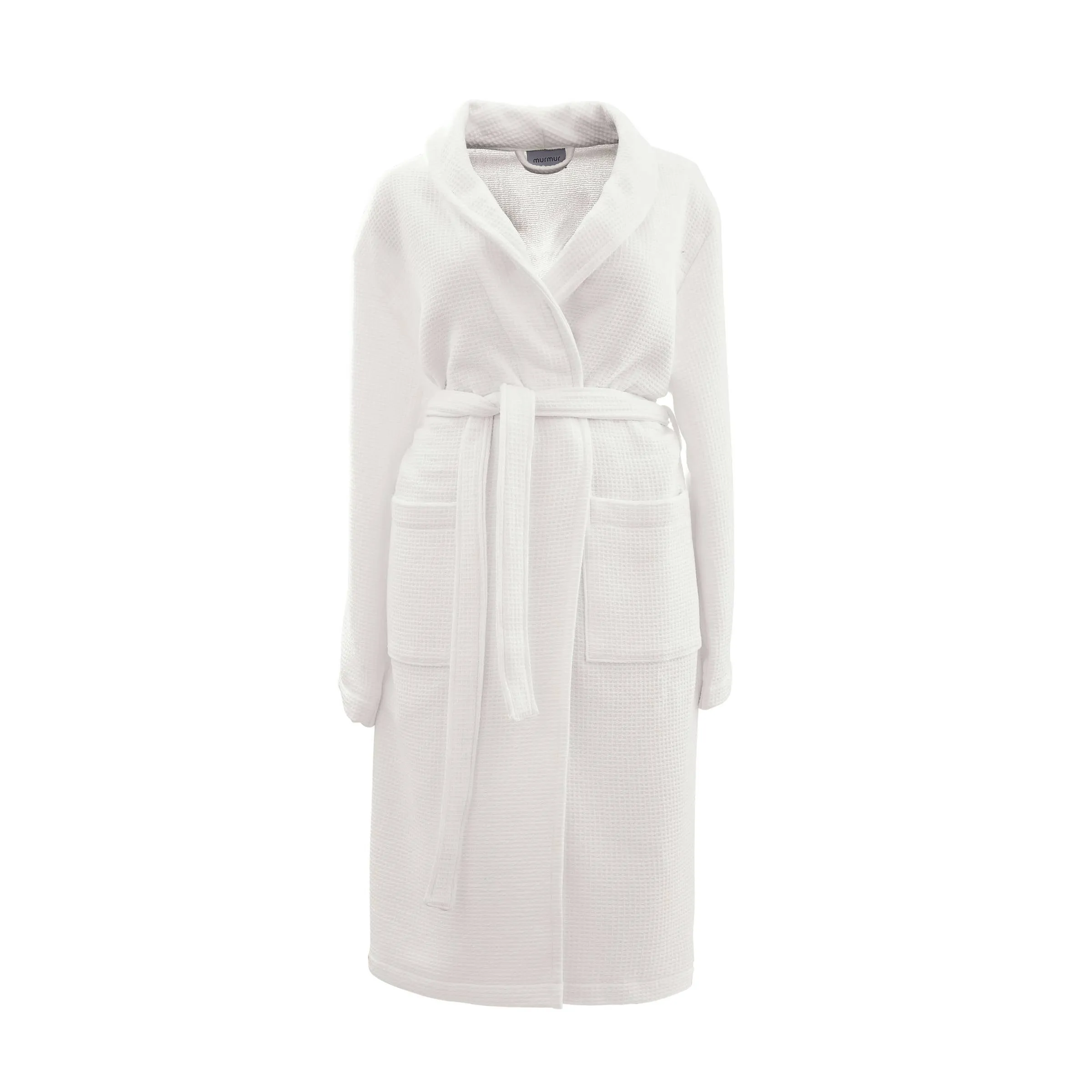 Spa Collection Waffle Robes, White