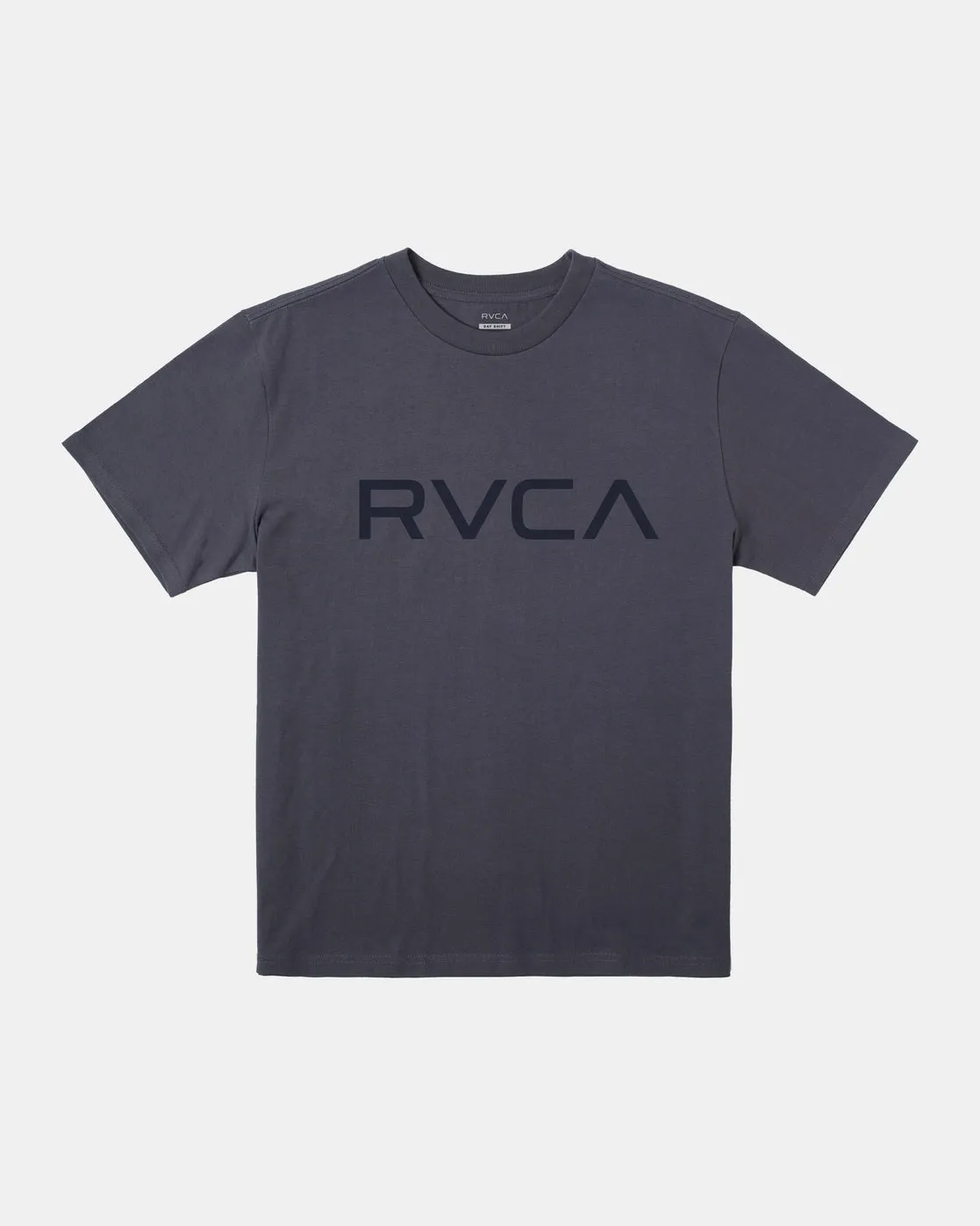 Stitched RVCA Tee - Garage Blue