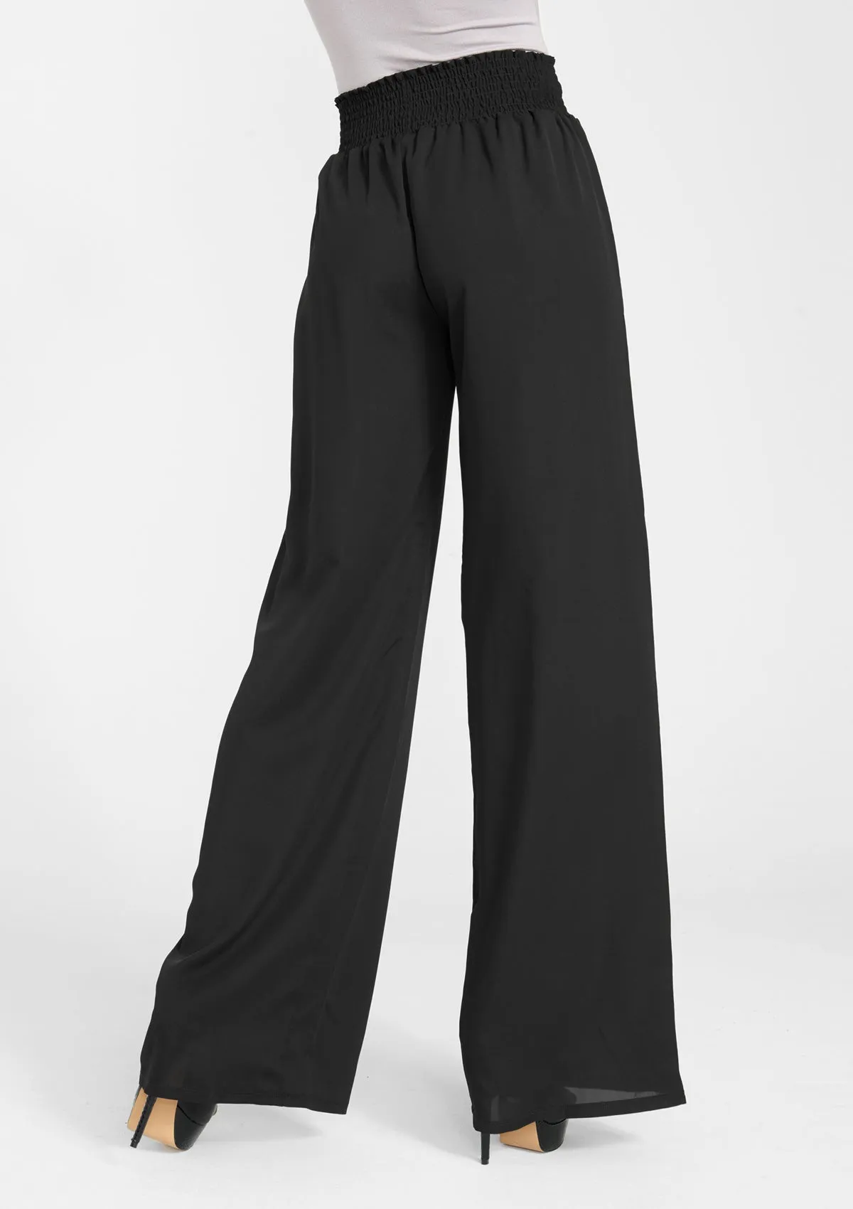 Tall Smock Waist Flowy Pants