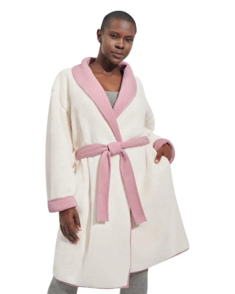 UGG Clay Pink Anabella Reversible Robe