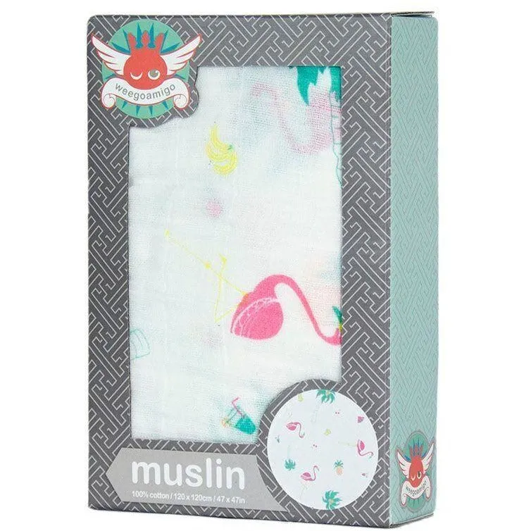 Weegoamigo Muslin Swaddle Wraps - Miami