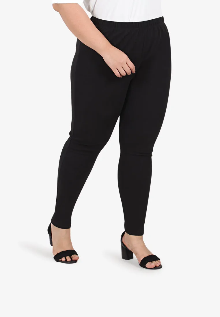 Winnie Comfy Pile Leggings - Black