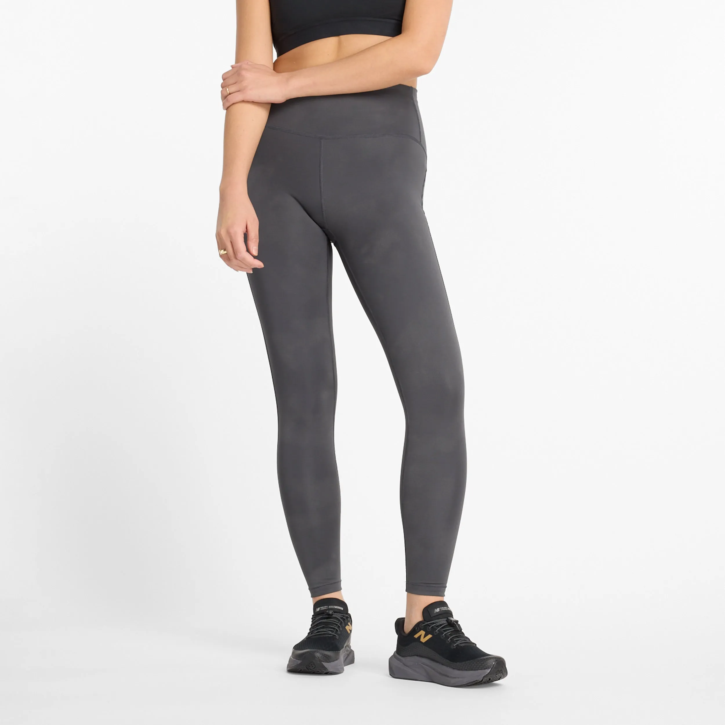 Women's Reflective Warming High Rise Legging 27" (ACK - Blacktop)