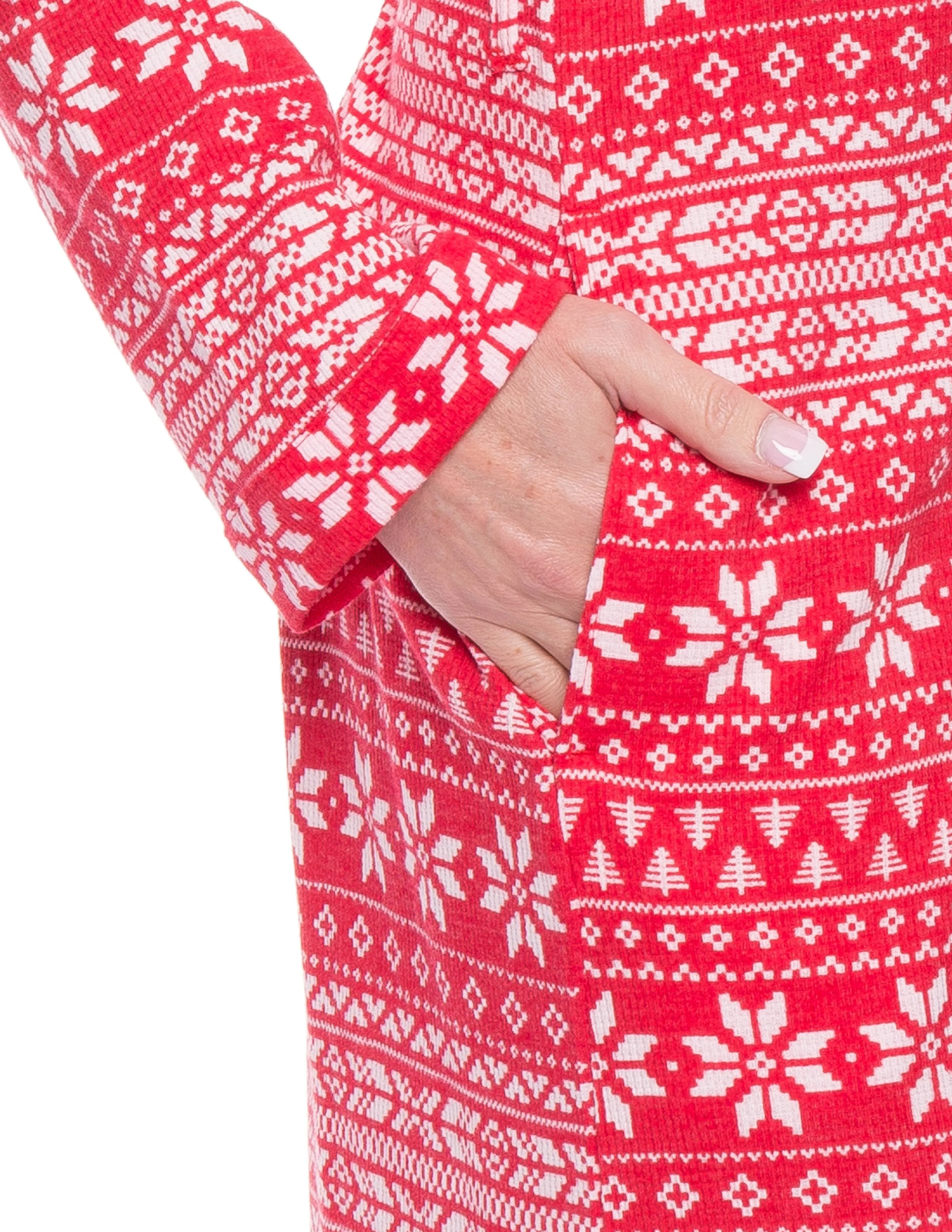 Women's Waffle Knit Thermal Robe